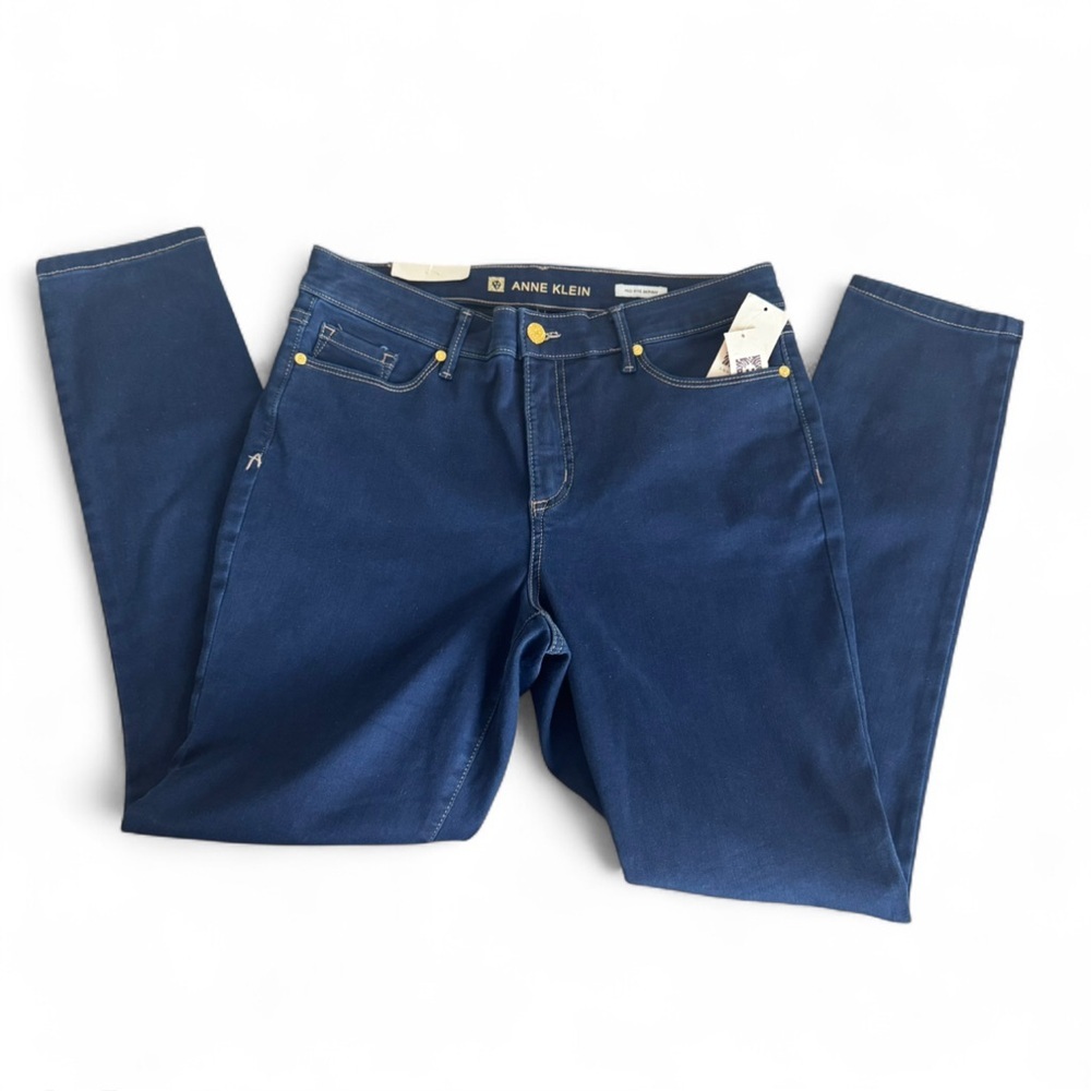 Anne Klein Skinny Midrise Sculpting Jeans Sz 10